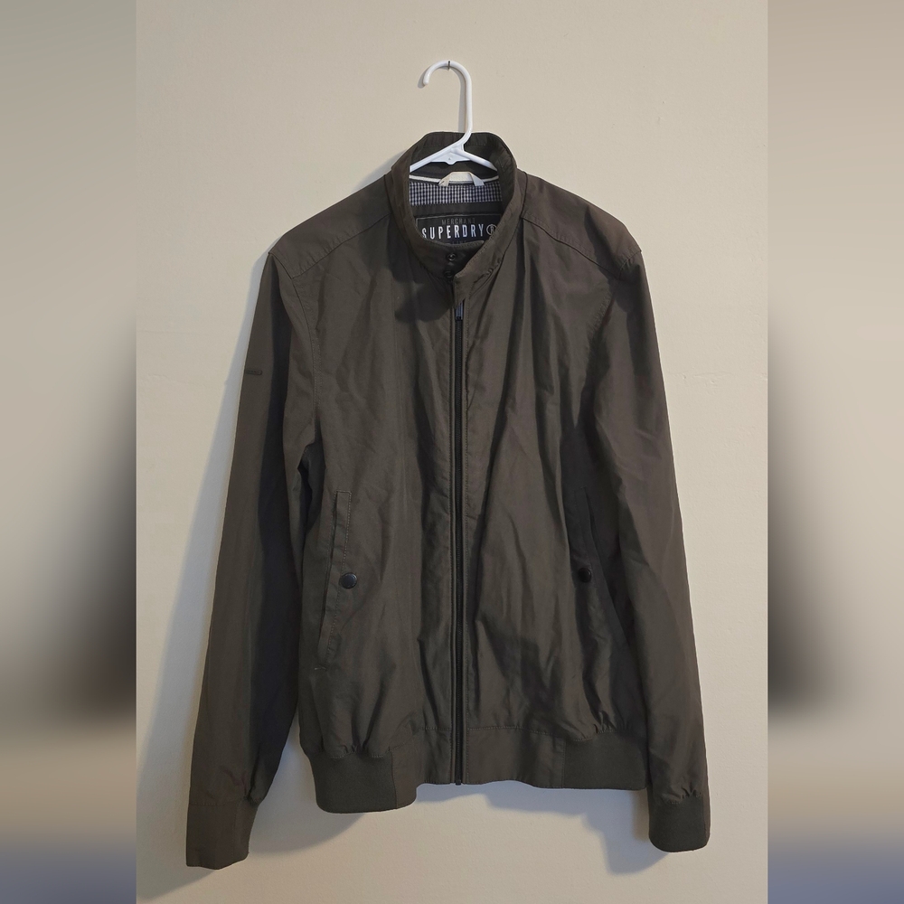 Superdry Lightweight Jacket - Dark Green